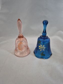 Fenton  art glass bells
