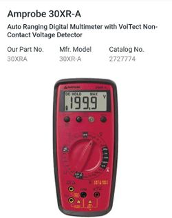 Auto Ranging Digital Multimeter with VolTect Non-Contact Voltage Detecto