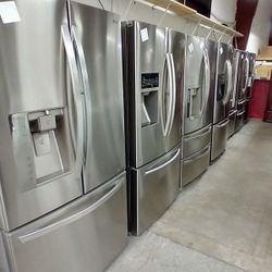Stainless 3 Door Fridge For Sale