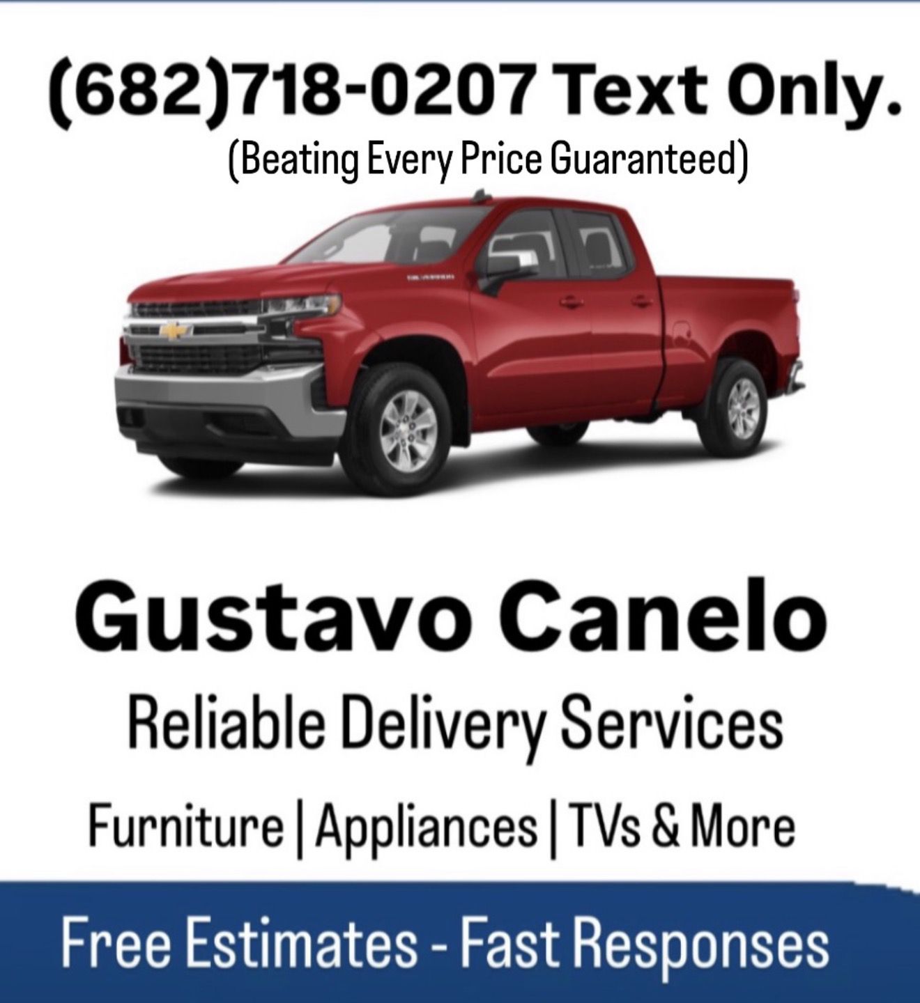 Cargo truck delivery