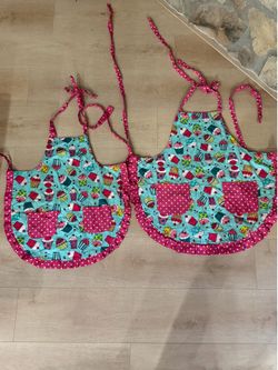 Mommy/daughter matching Apron Set