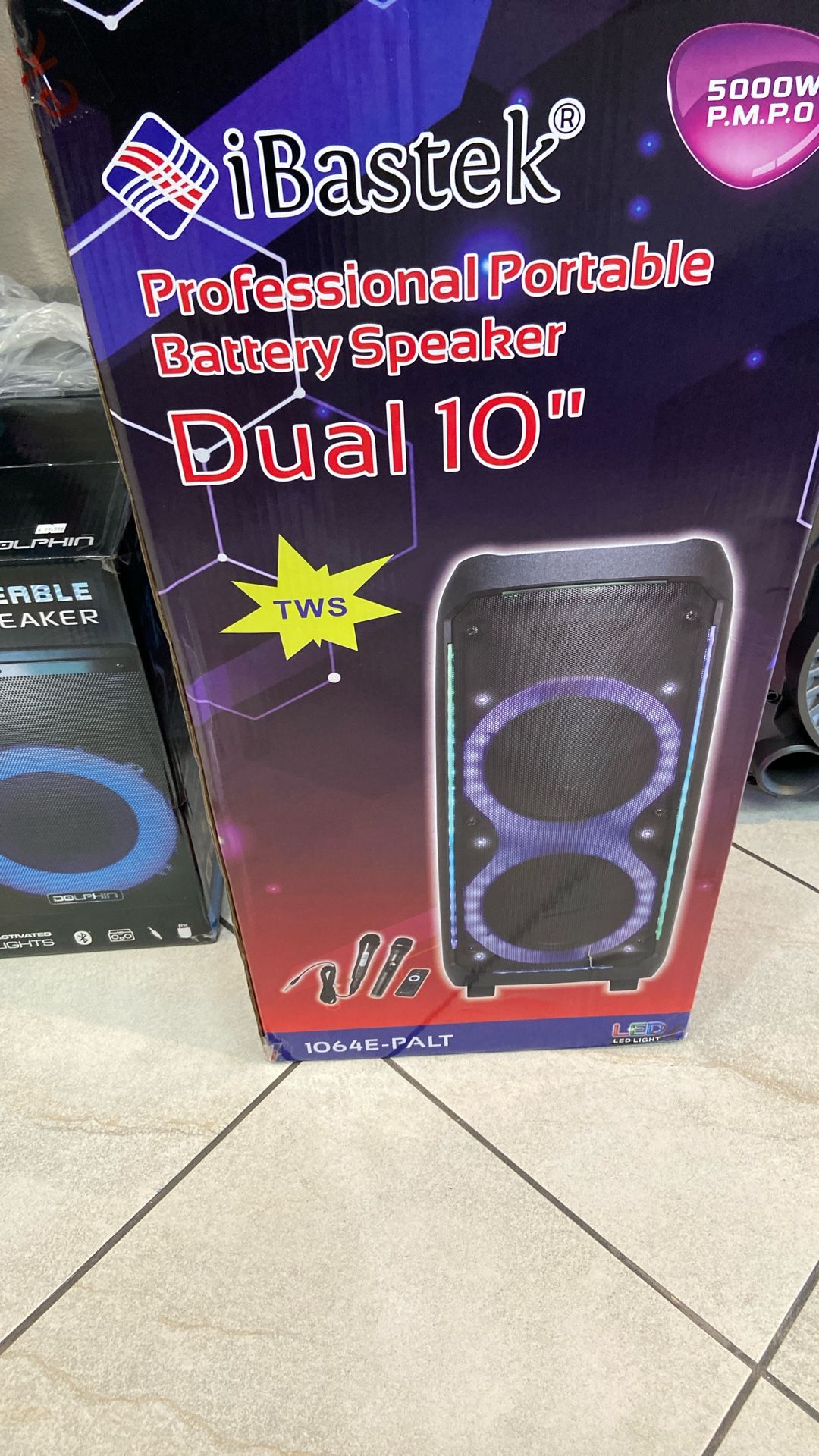 Bluetooth Speaker 2x10 Rechargeable