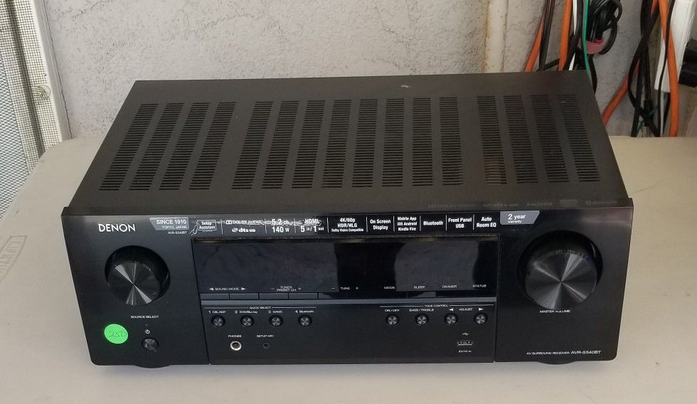 Denon Avr 540BT Multichannel Bluetooth Receiver 