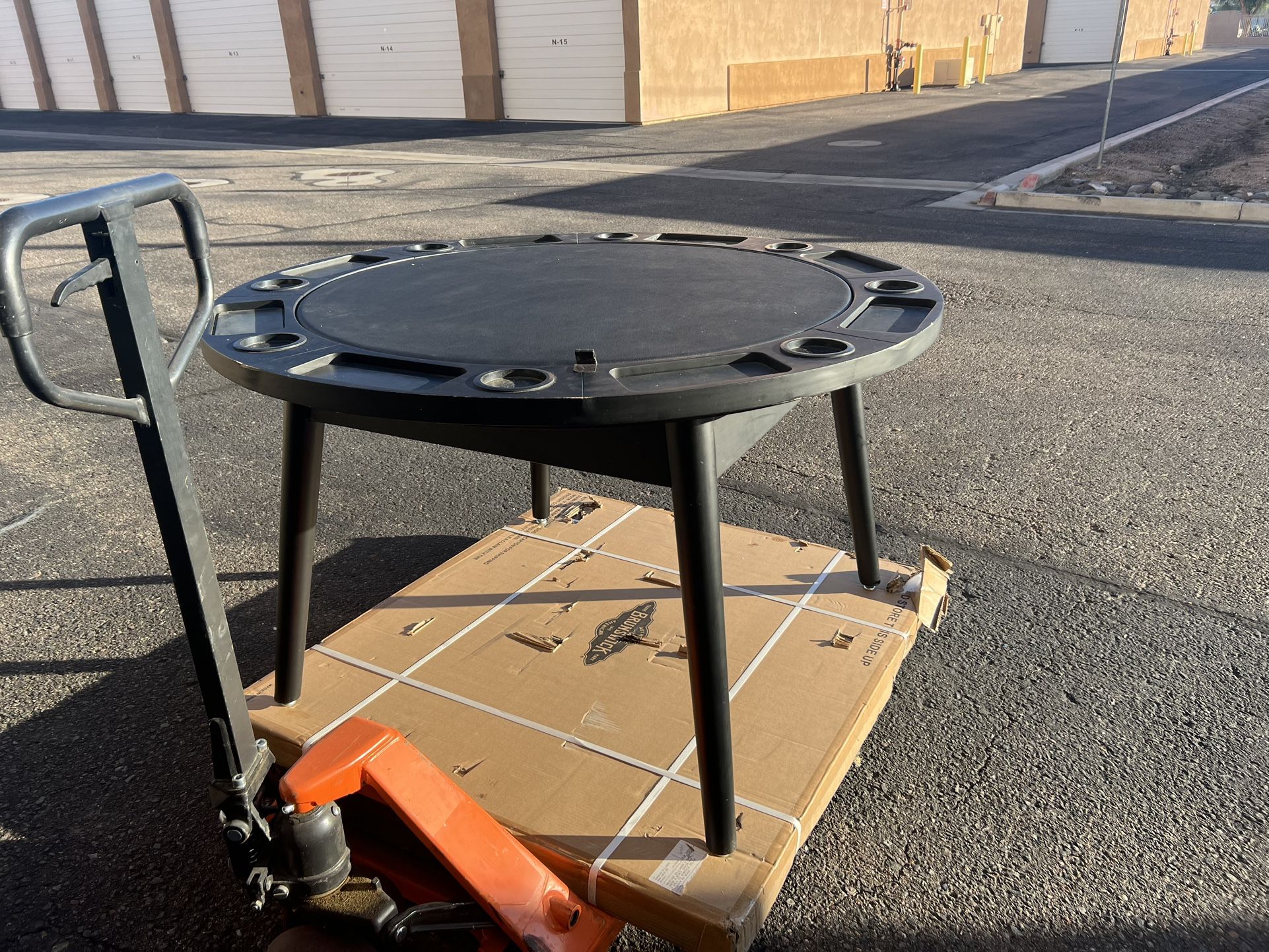 Used Poker Table Turns Into Dining Table