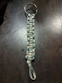 Paracord Keychain with Metal Ring