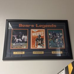Chicago Bears Legends Autographed Photo