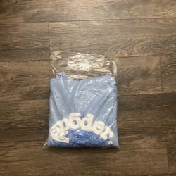 Sky Blue Spider Hoodie Small & XL