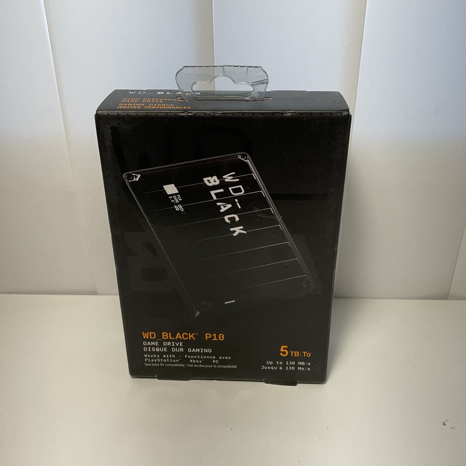 WD Western Digital WD_BLACK P10 5TB Game Drive WDBA3A0050BBK WEWM