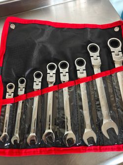 Flex Head Ratcheting Combination Wrench Set