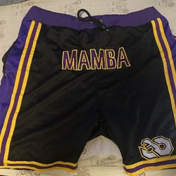 Custom Made Mamba Shorts 
