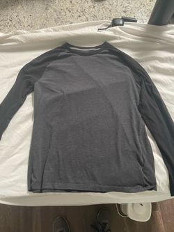 Gray baseball tee