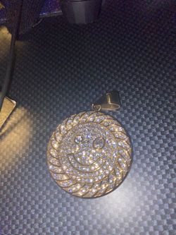 Smiley face pendant