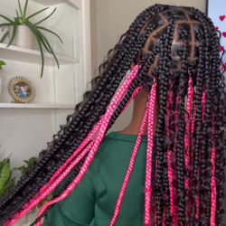 MediumPeekabooBohoBraids