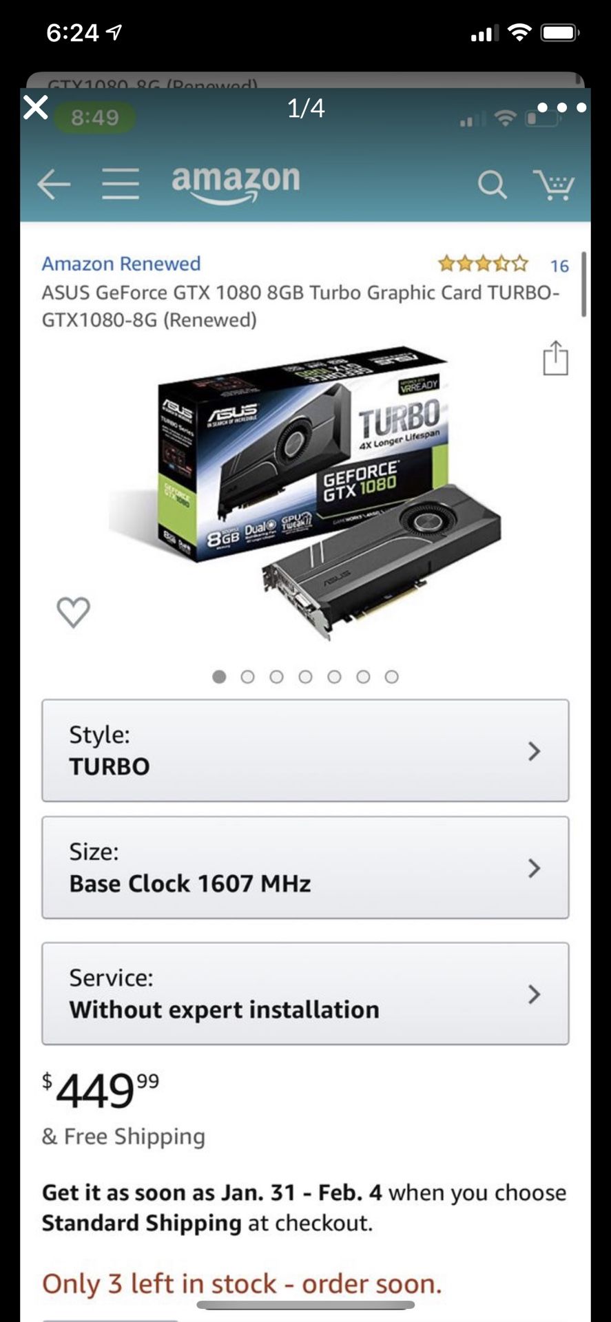 GTX 1080 RIG FOR ONLY 800