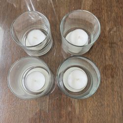 4votive Candles And Holders