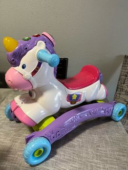 Unicorn ride-on toy