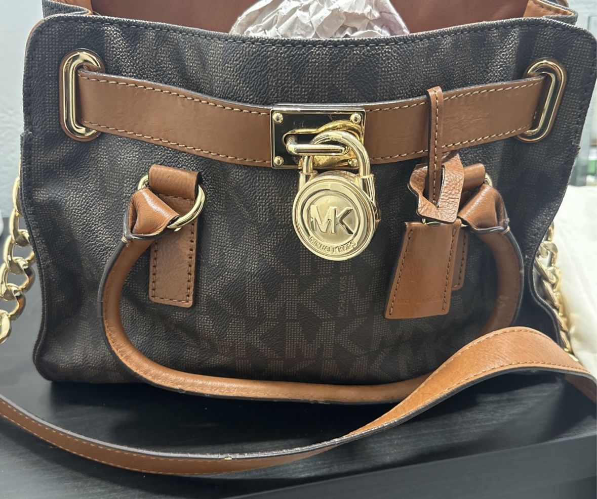 Michael Kors Brown Leather Purse