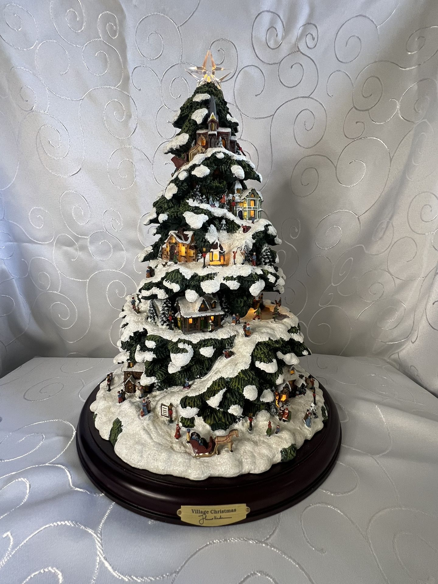 Thomas Kinkade Village Christmas Tree