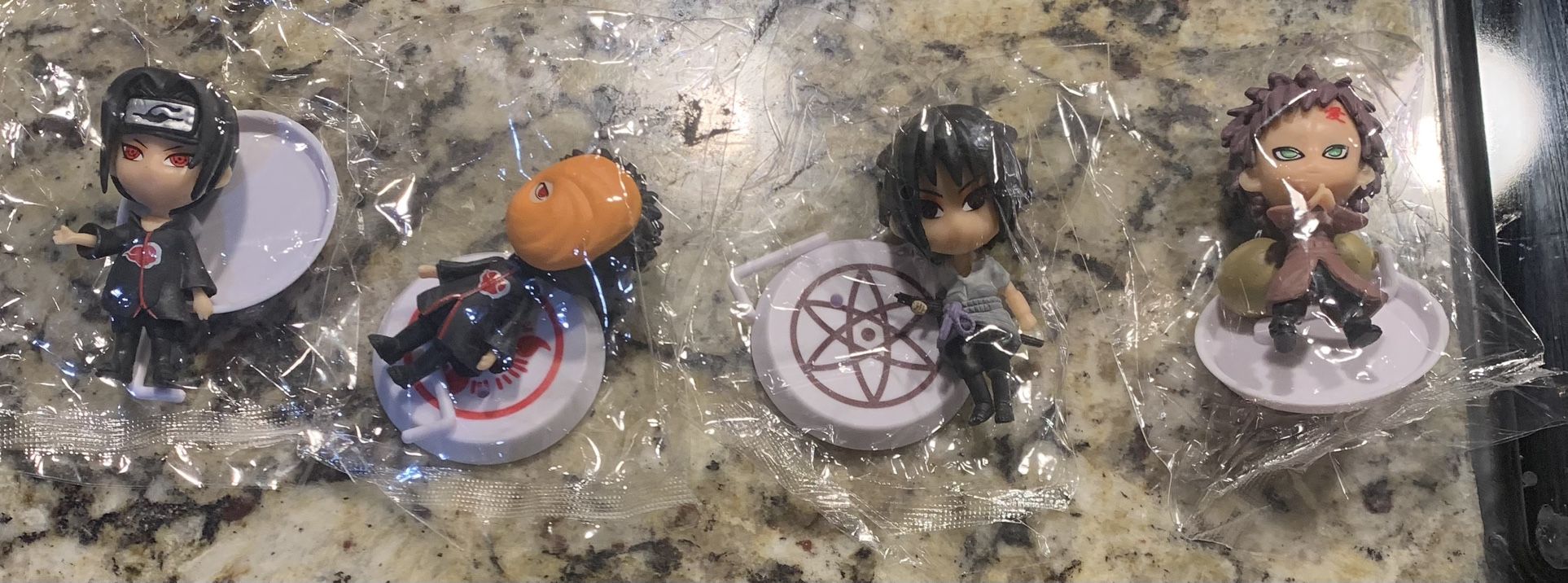 Stocking Stuffers- Naruto 4 Figurines