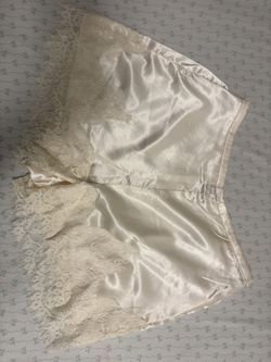 Trim Satin Shorts