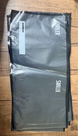 Lot of 20 Large Reusable Document Storage Bags Gray Information Pocket