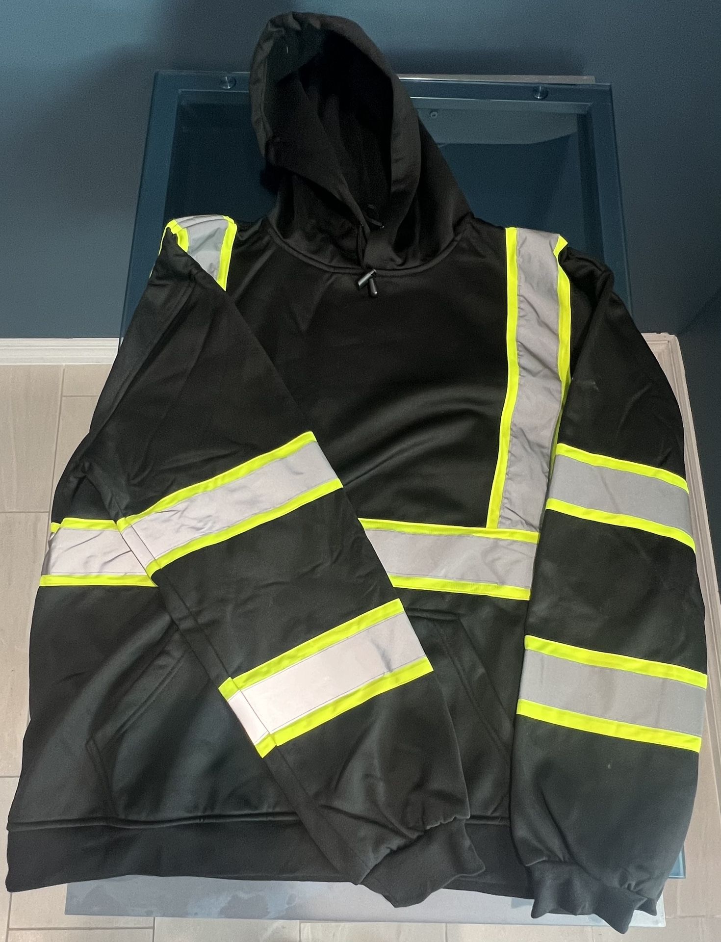 Black Construction Sweater 3XL TIGHT FIT