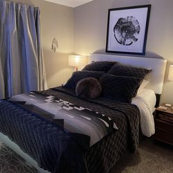 White Headboard for Queen/Full Bed Frame