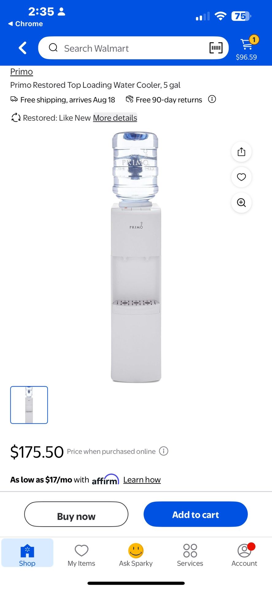 Primo Water Dispenser