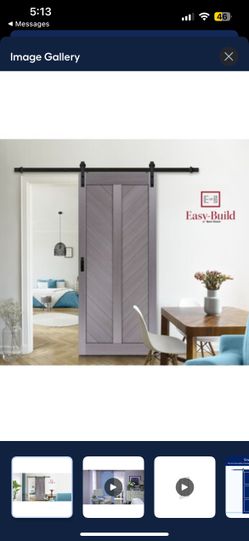 36”x84” Herringbone Barn Door