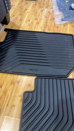 Kia Rio Black Rubber Floor Mats OEM
