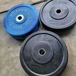 Weight Lifting Bumper Plates And  MORE