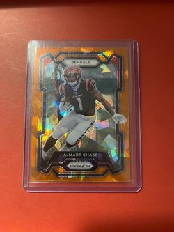 2023 Panini Prizm Ja’Marr Chase Orange Ice