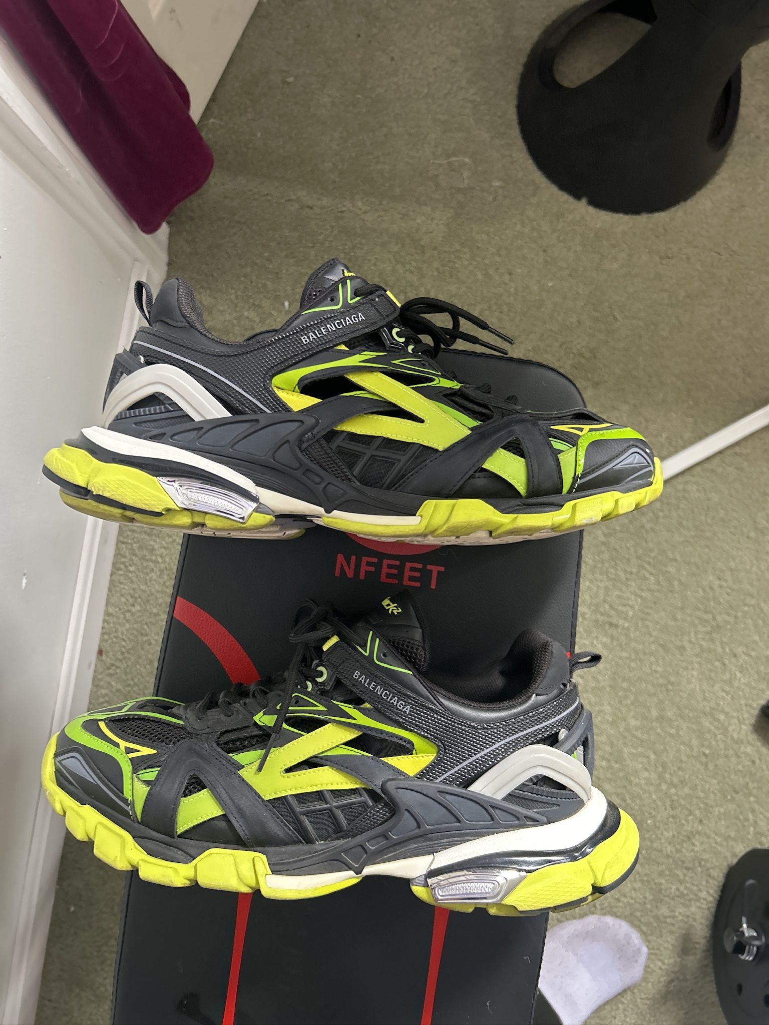 Balenciaga Track 2.0 BLACK YELLOW GREEN