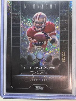 2024 Topps Midnight Jerry Rice Lunar Tide LT-12 /35 23/35 49ers HOF SP