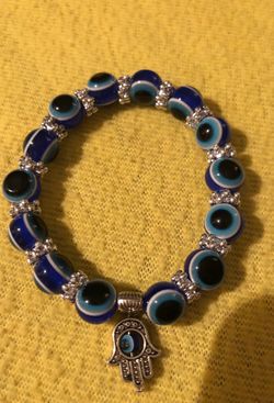 Homemade Bracelet with a stretch band