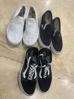 Vans 7 Men, 8.5 Women