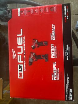 Milwaukee M12 FUEL 12V Cordless Hammer Drill/Impact Kit