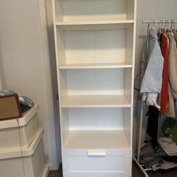 White shelve With Drawer (pick Up Only