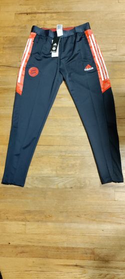New Adidas 2021-22 Bayern Munich Euro Soccer Training Pants - Navy-Red-White

