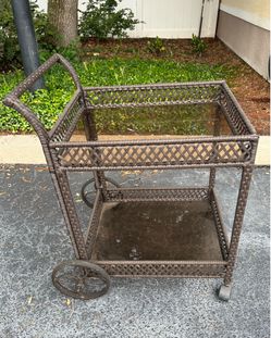 Patio Garden Tea Cart