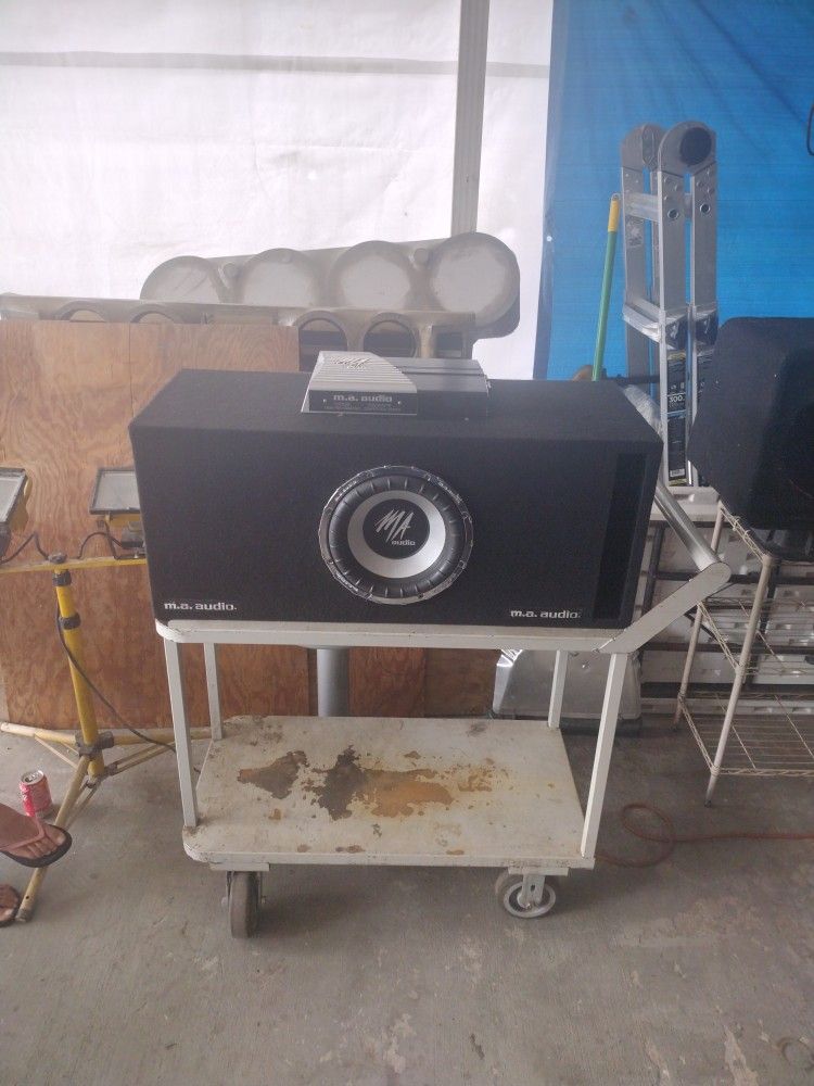 A MA Audio Sub & Amp Package for Sale in Brandon, FL OfferUp