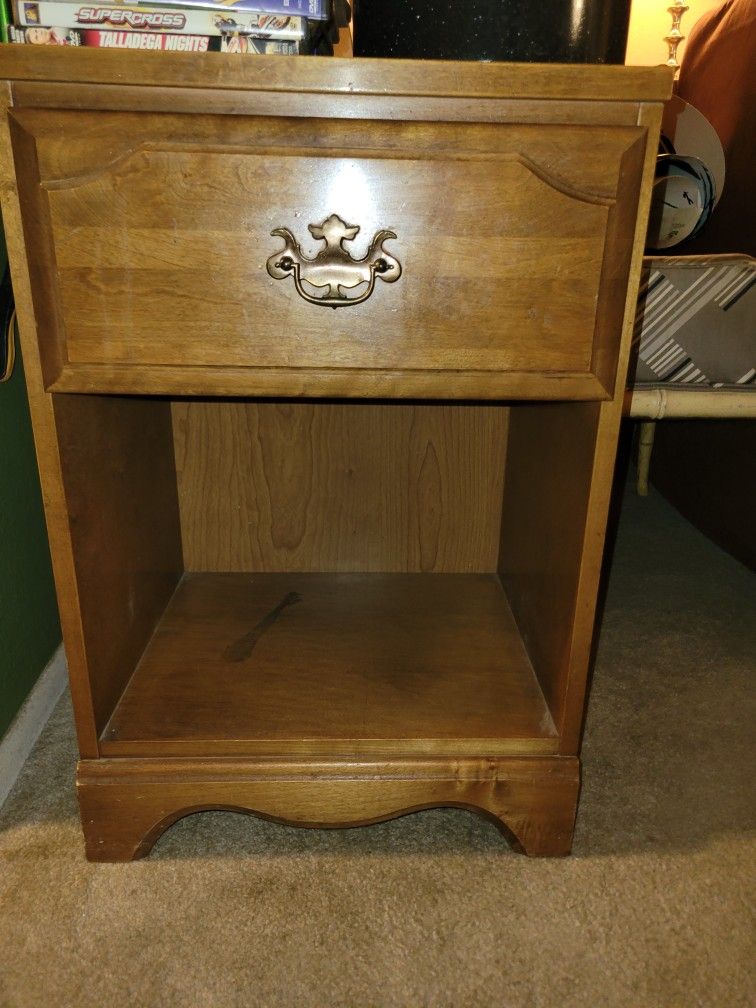 Wood Side Table