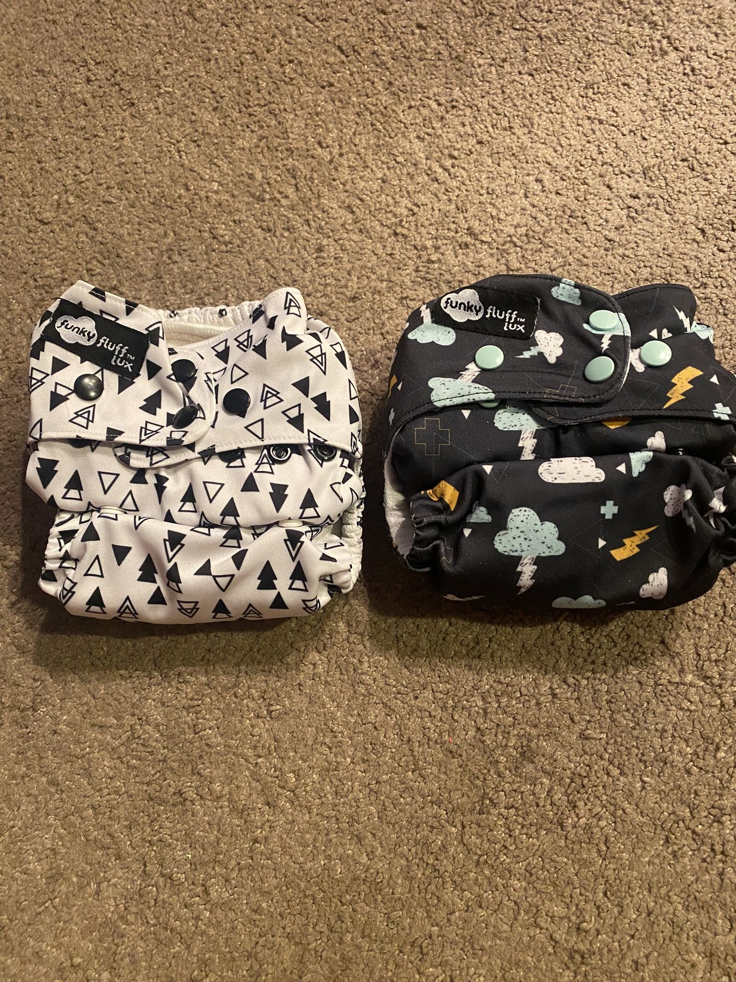 Funky Fluff AIO Cloth Diapers