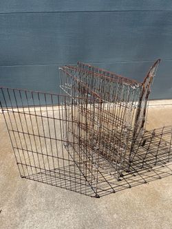 Rusty pet fence 30”
