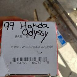 1999 Honda Odyssey Pump Windshield Washer 