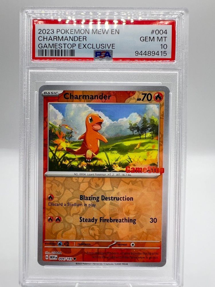 Psa 10 Charmander GameStop Promo