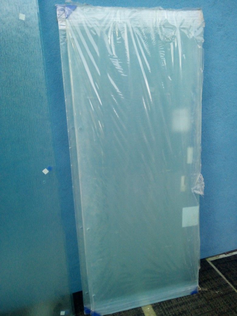 Shower Doors (2) clear (2) frosted (2) rain