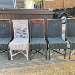 Antique Wicker Project Chairs Thumbnail