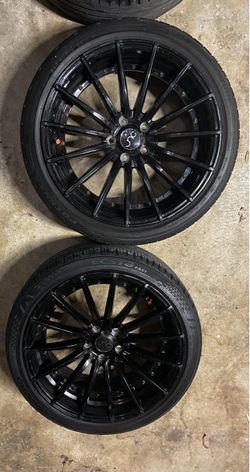 Full set of 19” JNC rims with spare tires