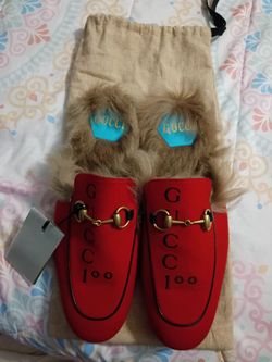 NEW Gucci 100 Princetown Mule Women's Slippers size 8.5